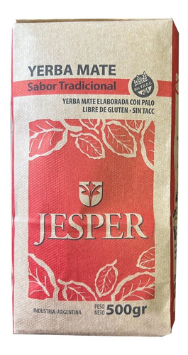 Yerba Mate  Jesper (misiones) X 500 Gr