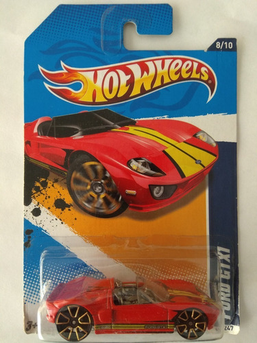 Hot Wheels Ford Gtx1 Rojo 2011 Faster Than Ever An4