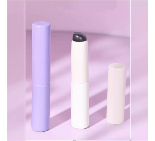 2 Cepillo De Labios De Silicona, Sombra De Ojos, Cepillo