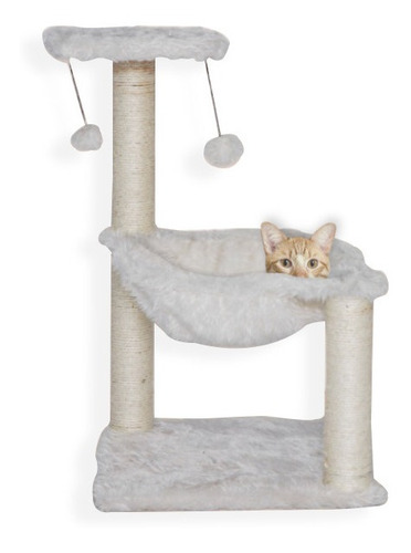 Rascadero Para Gato Pawffy Árbol/torre 2 Niveles