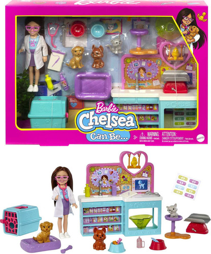 Barbie Chelsea Can Be - Muñeca Y Accesorios, Juego De Vete.