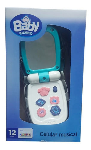 Telefono Celular Juguete Para Bebes C/ Espejo 2446 Magnific