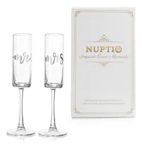Comprar Nuptio Copas De Champán Mr Mrs: Juego De 2 Copas De Regalo D
