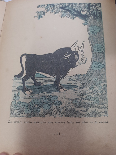 El Toro Ferdinando Munro Leaf Ilustrado Walt Disney Tor 1942 (Usado)