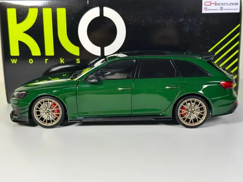 1:18 Kilo Works Audi Rs4 Avant Darwin (verde Escuro) | MercadoLivre