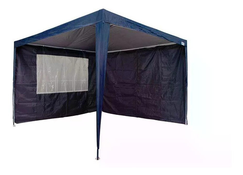 Conjunto Parede Para Gazebo Oxford Azul 3m X 3m Mor