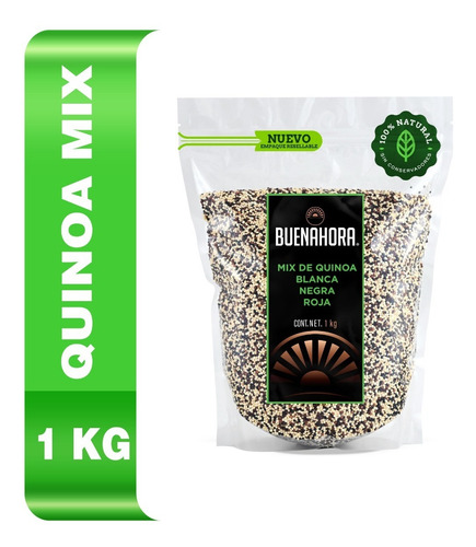 Quinoa Mix Blanca, Roja Y Negra Buenahora® Gluten Free 1 Kg