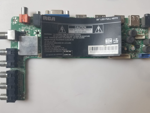 Tarjeta Main Rca Modelo Detg500m4 (Usado)