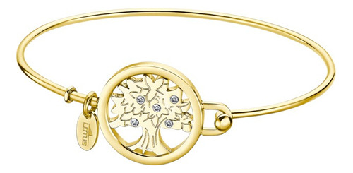 Pulsera Lotus Style Dama Brazalete Oro Arbol Vida