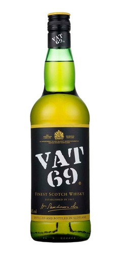 Imagen 1 de 8 de Whisky Vat 69 X 6 Botellas
