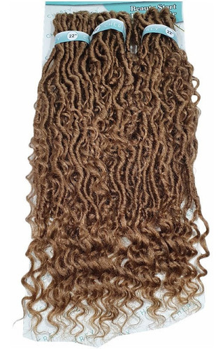 Aplique Cabelo Boho Goddess Loc Cherey Para Crochet Braid Cor #27 ID