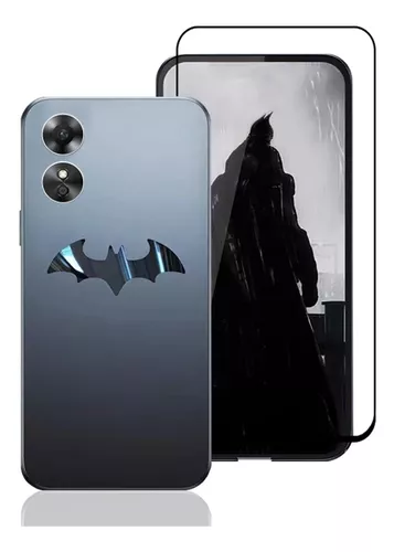 Funda Para Oppo A17 Mate Con Película Vidrio Y Moda Logotipo