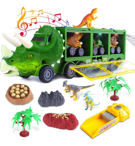 Set De Transporte De Camión De Juguete Con Dinosaurios, Mode