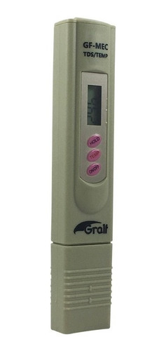 Imagen 1 de 7 de Medidor De Electroconductividad Tds Gralf Gf-mec Temperatura