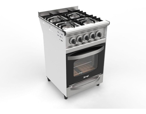 Cocina Industrial Fornax 4 Hornallas 50cm. Parrilla Grill Pv