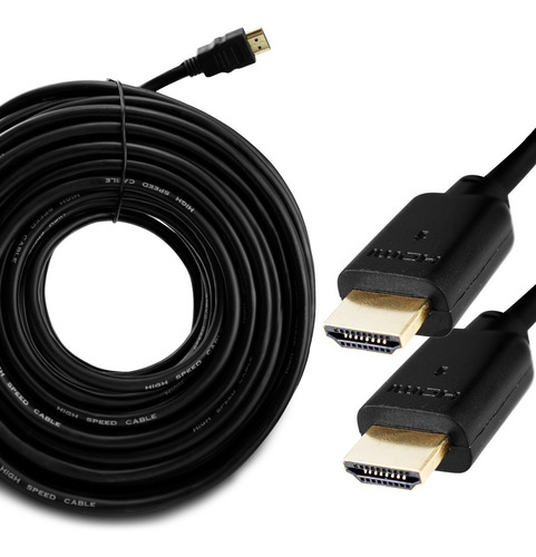 Imagem 3 de 8 de Cabo Hdmi 2.0 4k Ultra Hd 3d Full Hd 4096x2160 Px 20 Metros