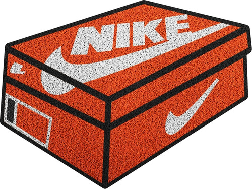 Tapete Capacho Caixa Tênis Nike 60x40 80x60 80 Cm 60 Cm Nike