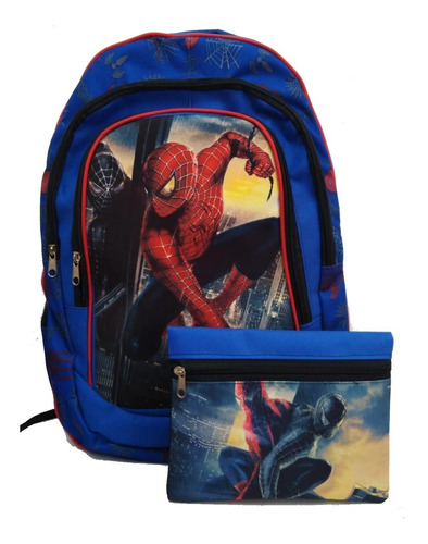 Mochila Y Cartuchera Para Niños Spider