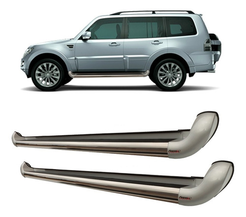 Estribo Plataforma Personalizado Cor Original Pajero Full