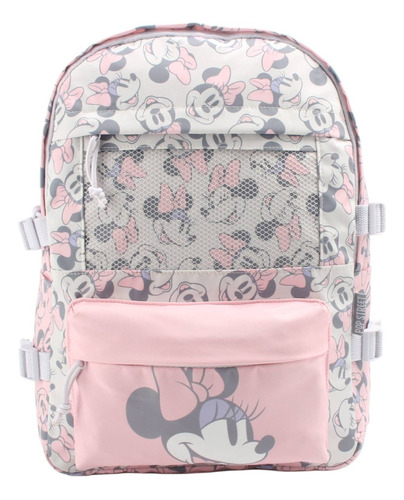 Mochila Escolar Minnie Mouse Urbana Juvenil 