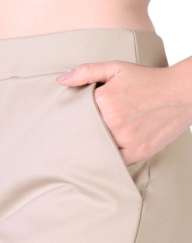 Beige - Med - Mallones Mujer Casual Beige Stfashion 72605400