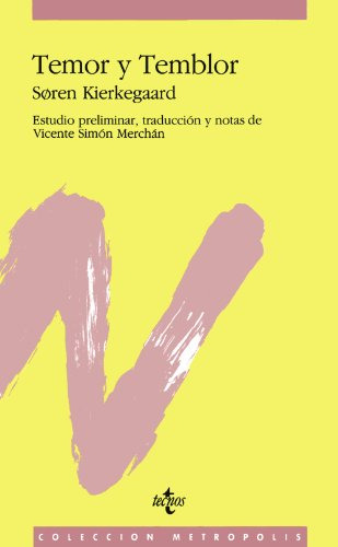 Libro Temor Y Temblor De Sören Aaby Kierkegaard, Vicente Sim