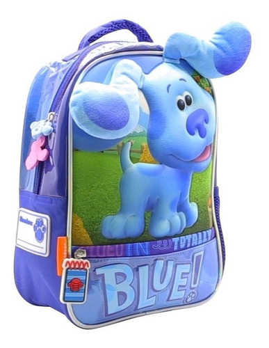 Mochila Blue Orejas De Peluche 12 PuLG Escolar Jardin Cresko