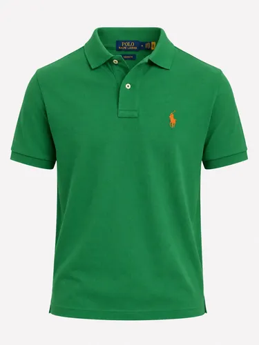 Camisa Polo Ralph Lauren Verde Masculina Slim Fit Original - foto 1