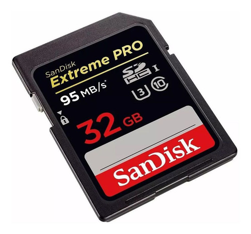 Cartao Sandisk Sdhc Extreme Pro 95mb/s 32gb Video Ultrahd 4k