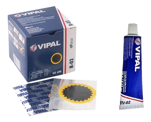 Kit Reparo Remendo A Frio Para Câmaras Bike Moto Carriola