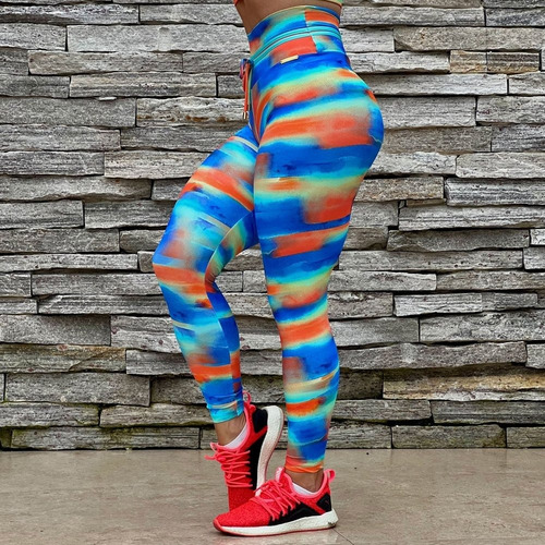 Imagem 5 de 5 de Legging Com Franzido Empina Bumbum Calça De Ginástica 923