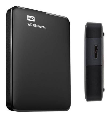 Disco Duro Externo 2 Tb, Usb 3.0 Elements Negro Wester Digit