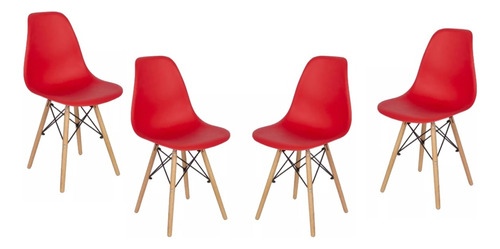 Silla Eames 4 Pack Ideal Para El Hogar Negocio