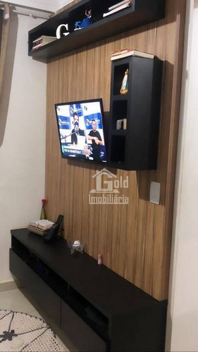 Apartamento Com 2 Dormitórios À Venda, 56 M² Por R$ 220.000 - Residencial Greenville - Ribeirão Preto/sp - Ap3104