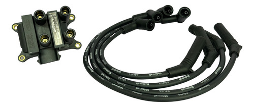 Kit Bobina Y Cable Bujias Fiesta 01-04 Ka 00-07 Ikon  1.6l