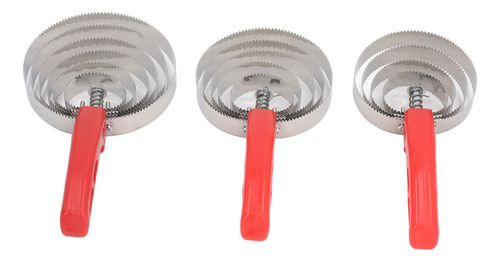 Peine De Acero Inoxidable Con Forma De Curry, 3 Unidades, Mu