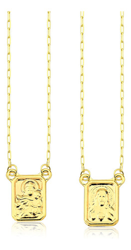 Escapulário Em Ouro Amarelo 18k Cartier Unissex 65cm