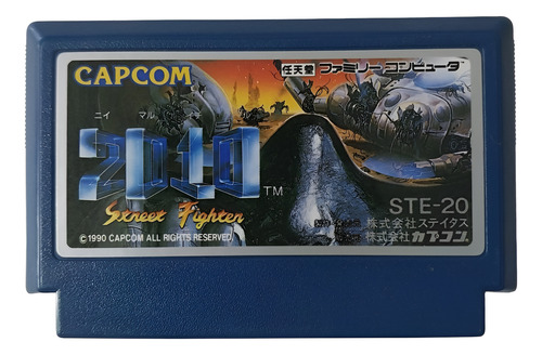 Cartucho Family Game Street Fighter 2010 Auténtico Único (Usado)