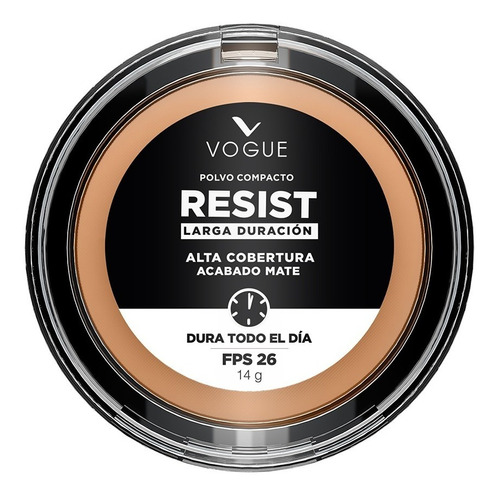 Base de maquillaje Vogue Polvo Compacto Resist Polvo Compacto Vogue Resist Alta