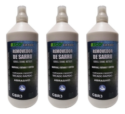 Quita Sarro Baño X 3u 1 L Seco Losa Inodoro Bidet Bañadera