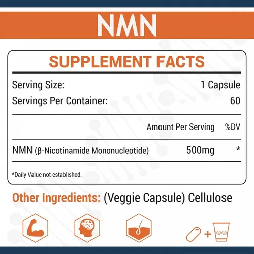 Suplemento Nmn Livemax 500mg 2 Pack