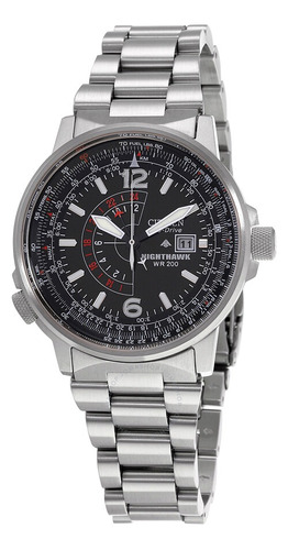 Citizen Eco-drive Nighthawk Bj7000-52e Reloj Hombre Original