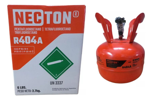 Gas Refrigerante R404 Garrafa 2,7 Kg Necton