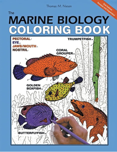 Book : The Marine Biology Coloring Book, Second Edition -..