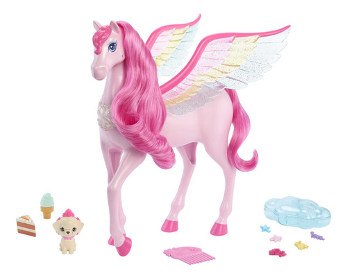 Barbie Pegaso Caballo A Touch Of Magic Con Accesorios Mattel