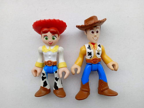 Lote Figuras Toy Story Wooody Y Jessie Disney (Usado)
