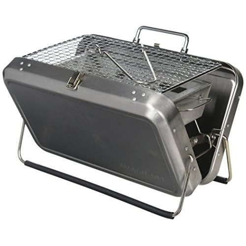 Bq01 Portable Bbq Suitcase, Silver