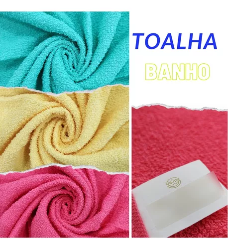 Kit 06 Toalhas Banho Talismã 70x150 100% Algodão