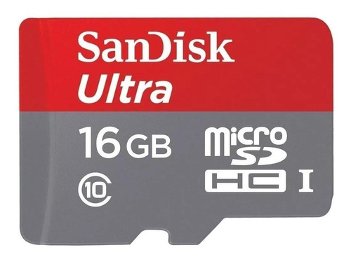 Cartão De Memória Sandisk Sdsqunb-016g-gn3mn Ultra 16gb