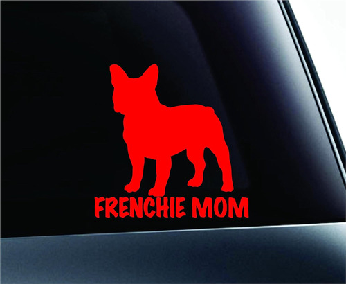 Frenchie Mom Dog Symbol Decal Funny Car Truck Sticker Window